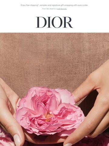 Email Inspiration from DIOR Thumbnail Preview