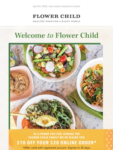 Email Inspiration from Flower Child Thumbnail Preview