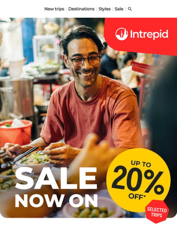 Email Inspiration from Intrepid Travel Thumbnail Preview