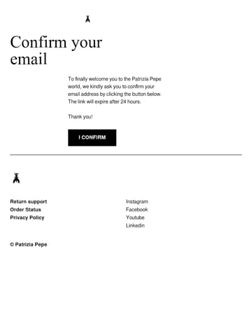 Email Inspiration from Patrizia Pepe Thumbnail Preview