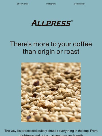 Email Inspiration from Allpress Espresso New Zealand Thumbnail Preview