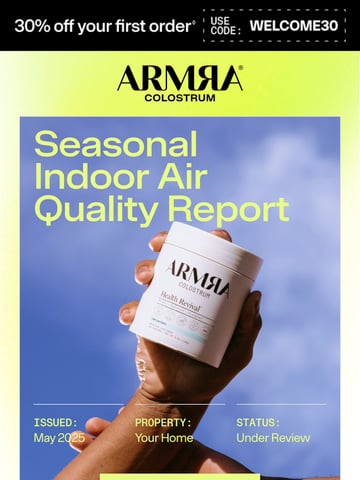 Email Inspiration from ARMRA Colostrum Thumbnail Preview