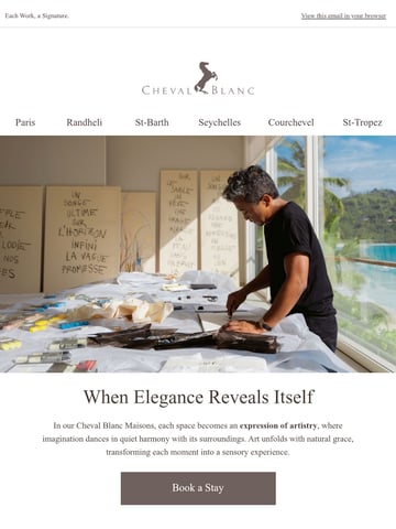 Email Inspiration from Cheval Blanc Thumbnail Preview