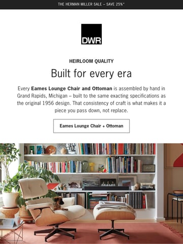 Email Inspiration from Design Within Reach Thumbnail Preview