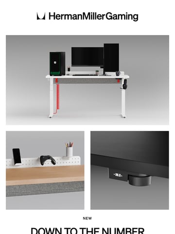 Email Inspiration from Herman Miller Gaming Thumbnail Preview