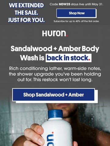 Email Inspiration from Huron Thumbnail Preview