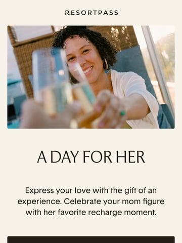Email Inspiration from ResortPass Thumbnail Preview