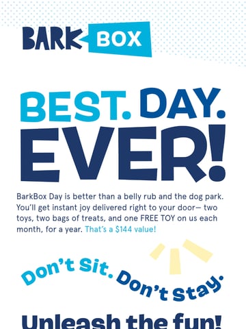 Email Inspiration from BARK Thumbnail Preview