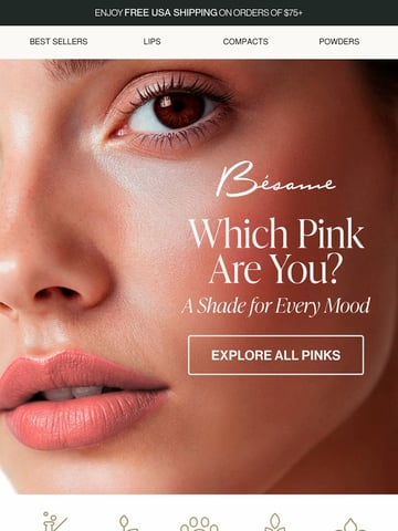 Email Inspiration from Bésame Cosmetics Thumbnail Preview