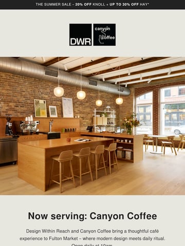 Email Inspiration from Design Within Reach Thumbnail Preview