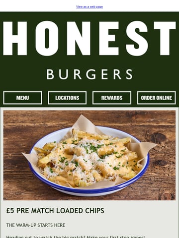 Email Inspiration from Honest Burgers Thumbnail Preview
