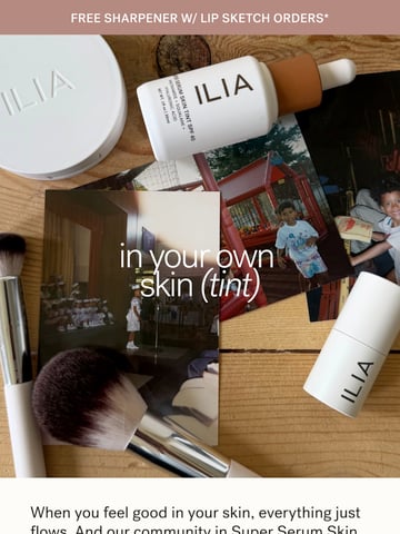 Email Inspiration from ILIA Thumbnail Preview
