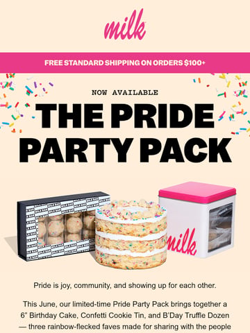 Email Inspiration from Milk Bar Thumbnail Preview