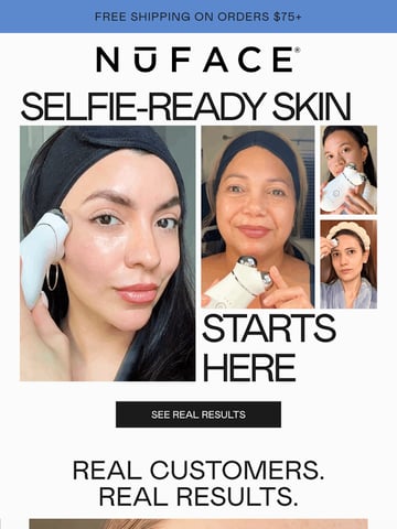 Email Inspiration from NUFACE Thumbnail Preview
