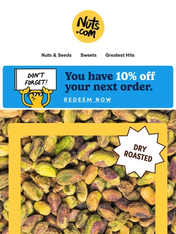 Email Inspiration from Nuts.com Thumbnail Preview