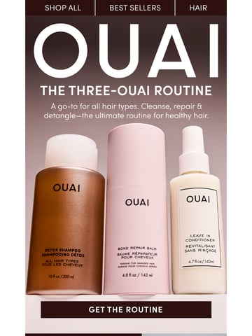 Email Inspiration from OUAI Thumbnail Preview