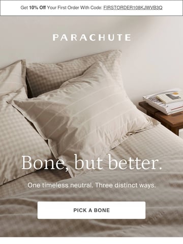 Email Inspiration from Parachute Thumbnail Preview