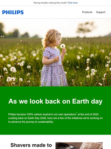 Email Inspiration from Philips Thumbnail Preview