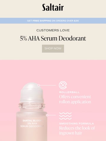 Email Inspiration from Saltair Thumbnail Preview