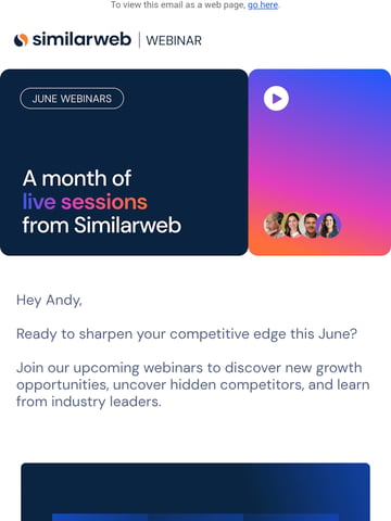 Email Inspiration from Similarweb Thumbnail Preview