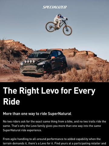 Email Inspiration from Specialized Bicycle Components Thumbnail Preview