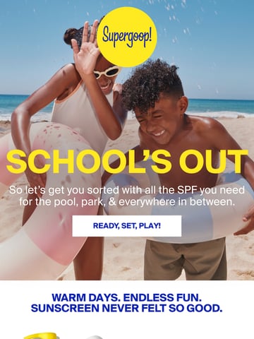 Email Inspiration from Supergoop! Thumbnail Preview