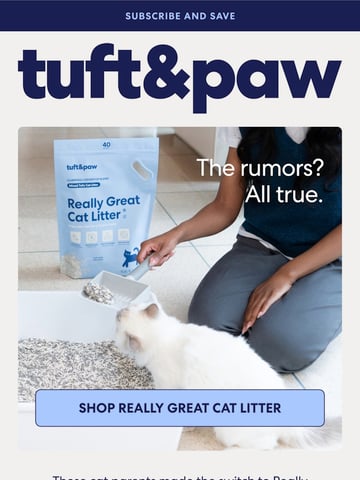 Email Inspiration from Tuft & Paw Thumbnail Preview