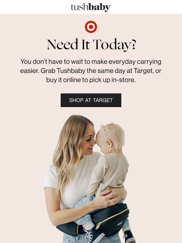 Email Inspiration from Tushbaby Thumbnail Preview