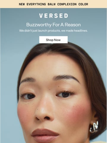 Email Inspiration from Versed Thumbnail Preview