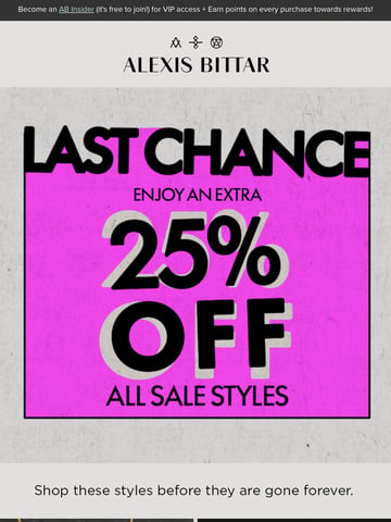 Email Inspiration from Alexis Bittar Thumbnail Preview