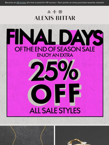 Email Inspiration from Alexis Bittar Thumbnail Preview