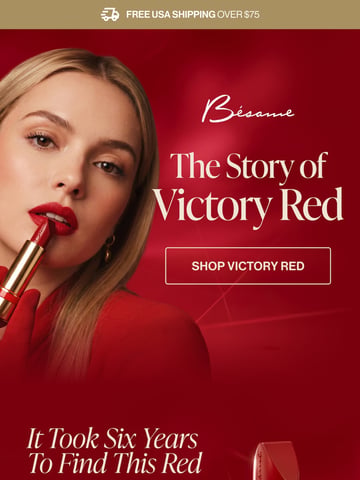 Email Inspiration from Bésame Cosmetics Thumbnail Preview