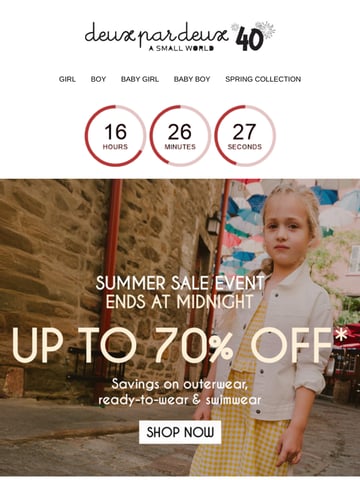 Email Inspiration from Deux par Deux Thumbnail Preview
