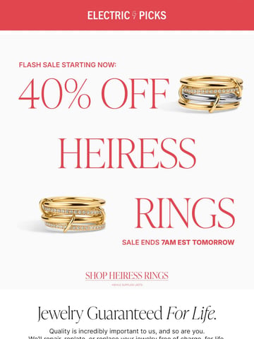 Email Inspiration from Electric Picks Jewelry Thumbnail Preview