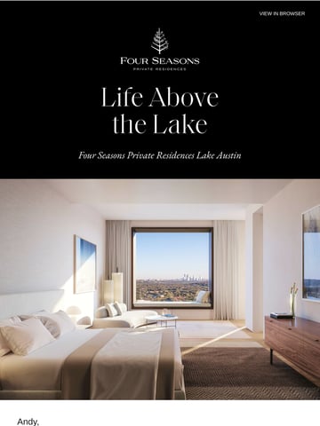 Email Inspiration from Four Seasons Private Residences Thumbnail Preview