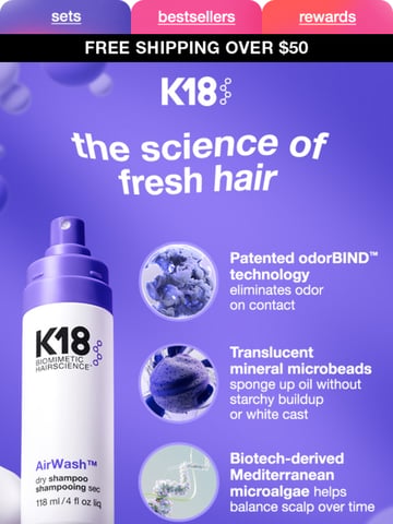 Email Inspiration from K18Hair Thumbnail Preview