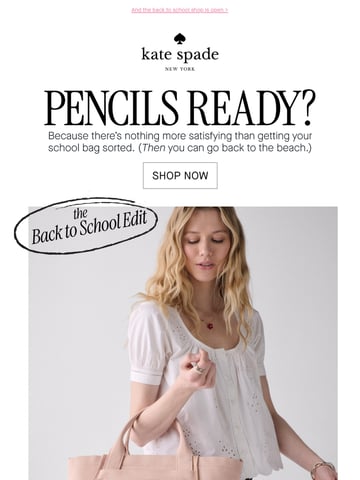 Email Inspiration from kate spade Thumbnail Preview