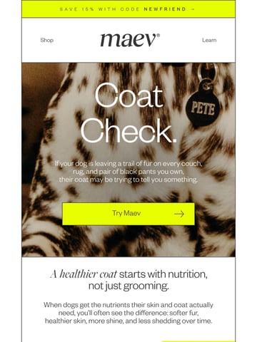 Email Inspiration from Maev Thumbnail Preview