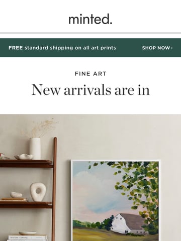 Email Inspiration from Minted Thumbnail Preview