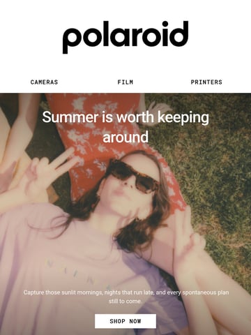 Email Inspiration from Polaroid Thumbnail Preview