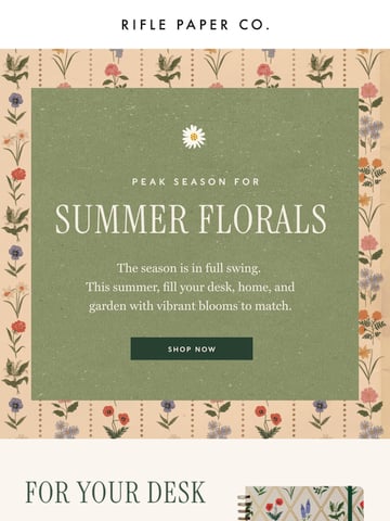 Email Inspiration from Rifle Paper Co. Thumbnail Preview
