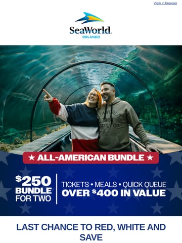 Email Inspiration from SeaWorld Orlando Thumbnail Preview