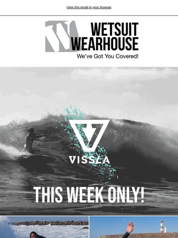 Email Inspiration from Wetsuit Wearhouse Thumbnail Preview