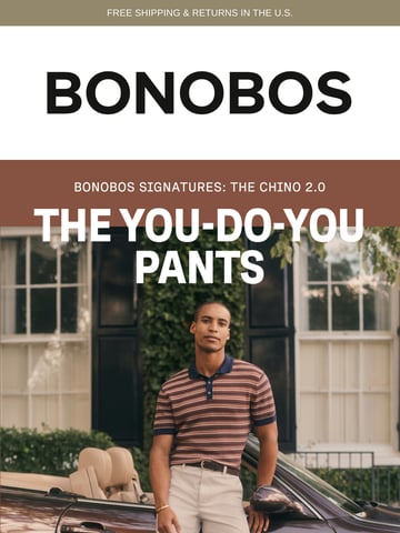 Email Inspiration from Bonobos Thumbnail Preview