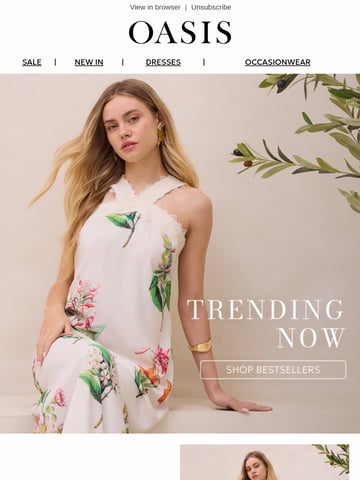 Email Inspiration from Oasis Fashions Thumbnail Preview