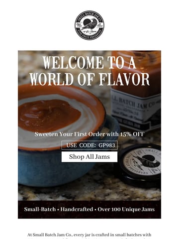 Email Inspiration from Small Batch Jam Co Thumbnail Preview