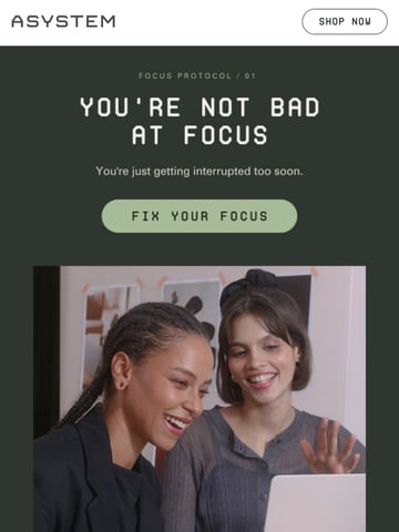 Email Inspiration from ASYSTEM Thumbnail Preview