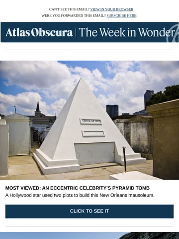Email Inspiration from Atlas Obscura Thumbnail Preview