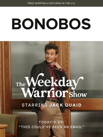 Email Inspiration from Bonobos Thumbnail Preview