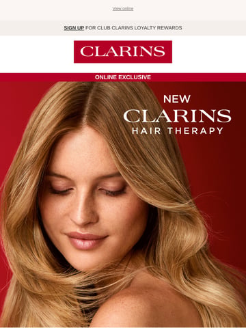 Email Inspiration from Clarins Thumbnail Preview